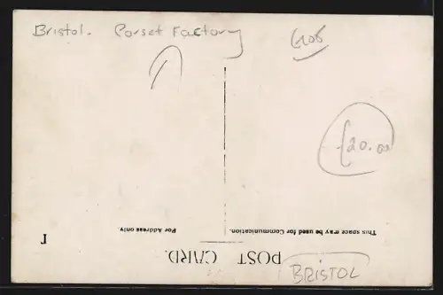 AK Bristol, Employees of the Corset Factory