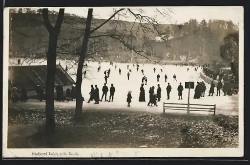 AK Leek, Rudyard Lake in winter