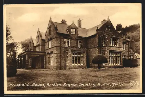 AK Bwlch, Crosfield House, British Legion Country Home