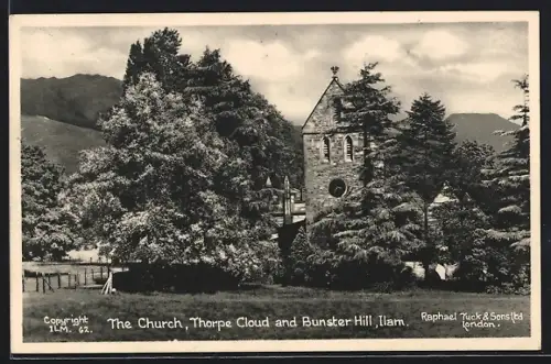 AK Ilam, The Church, Thorpe Cloud and Bunster Hill