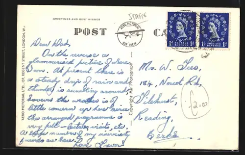 AK Keele, University College of North Staffordshire, Bird`s eye view