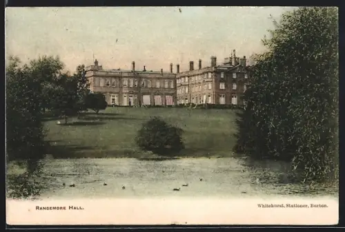AK Rangemore, Rangemore Hall, View from the pond