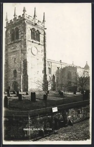 AK Leek, Parish Church, churchyard