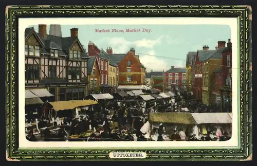 AK Uttoxeter, Market Place, Market Day