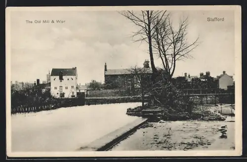 AK Stafford, The Old Mill and Wier