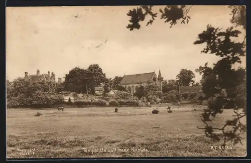AK Temple Balsall near Knowle, Partiqal view of the village