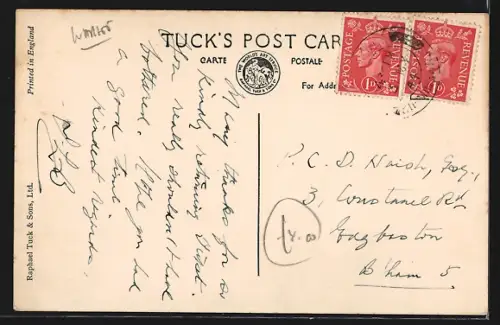 AK Temple Balsall near Knowle, Partiqal view of the village