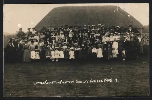 AK Little Compton, Baptist Sunday School 1908