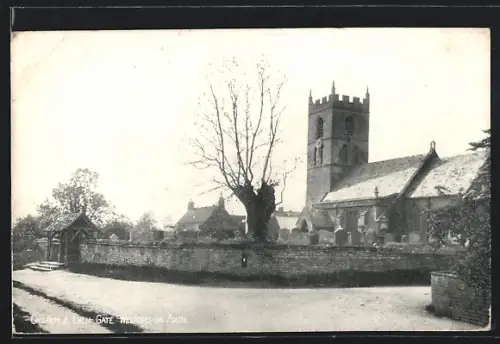 AK Welford on Avon, Church and Lych Gate