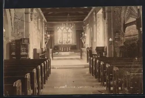 AK Leamington Hastings, All Saints Church, interior view