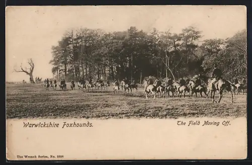 AK Warwickshire, Warwickshire Foxhounds, The field moving off