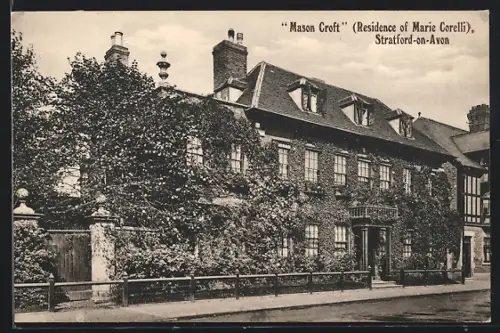 AK Stratford-on-Avon, Mason Croft, Residence of Marie Corelli