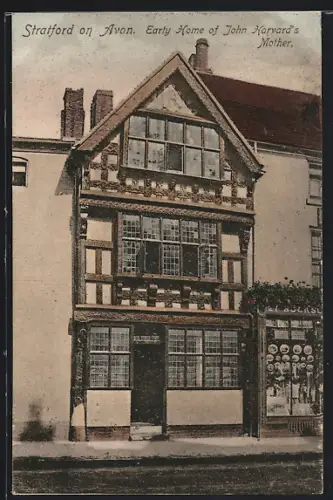 AK Stratford on Avon, Early Home of John Harvard`s Mother