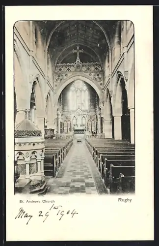 AK Rugby, St. Andrews Church, interior view