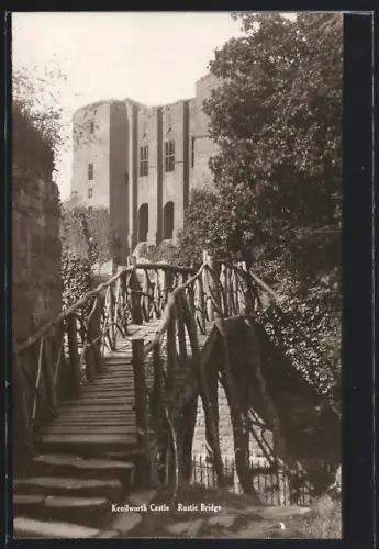 AK Kenilworth, Kenilworth Castle, Rustic Bridge