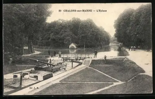 AK Chalons-sur-Marne, L`Ecluse