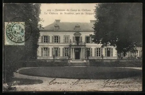 AK Nantivet près de Suippes, Le Château
