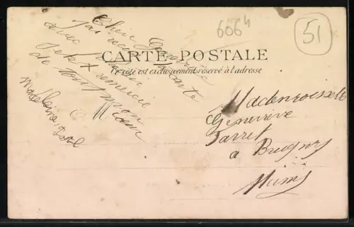 AK Orbais-l`Abbaye /Marne, Vue d`Ensemble