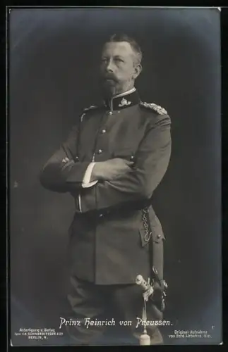 AK Prinz Heinrich von Preussen in der Uniform als Chef des Deutschen freiwilligen Automobilcorps