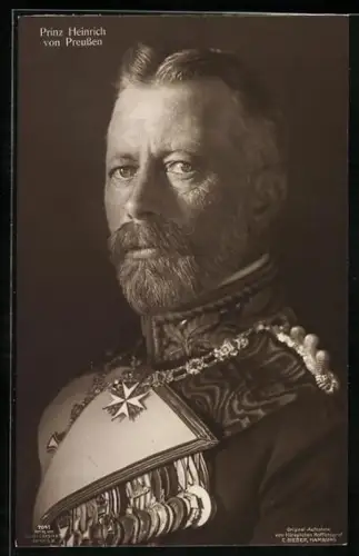 AK Prinz Heinrich von Preussen, Portrait in Uniform