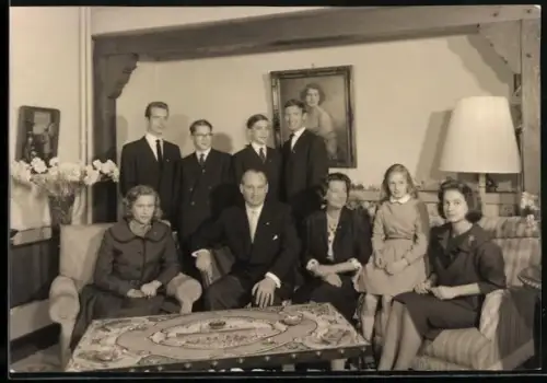 AK Prinz Louis Ferdinand mit Familie, Autograph