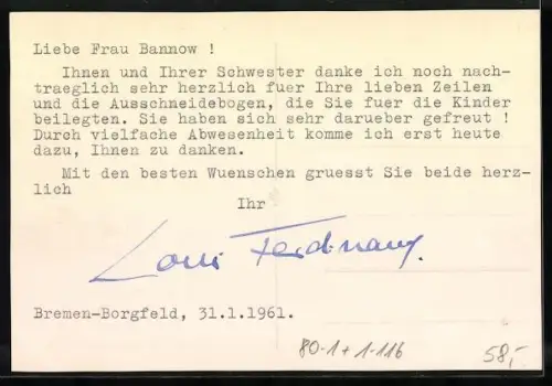 AK Prinz Louis Ferdinand mit Familie, Autograph