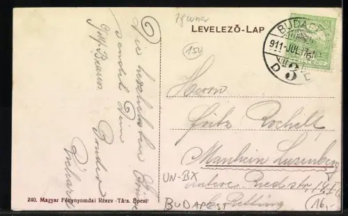 AK Budapest, Római fürdö vendéglöböl