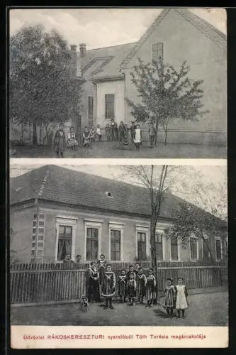 AK Budapest, Rakoskeresztur, Tóth Terézia magániskolája