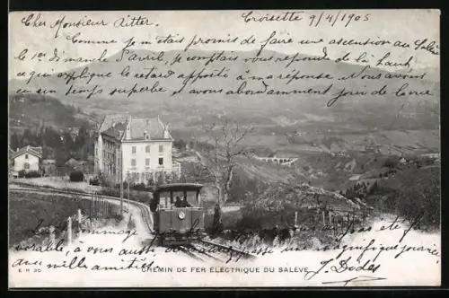 AK Chemin de fer Electrique du Saléve, Bergbahn