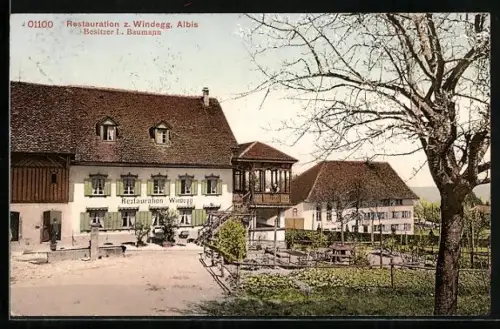 AK Langnau am Albis, Restauration z. Windegg