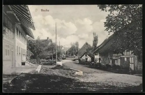 AK Bachs, Idyllische Partie im Ort