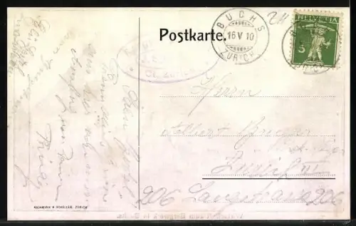 AK Buchs /ZH, Gasthaus zum Bergwerk