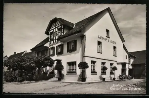 AK Endingen, Gasthof zum Schützen von Rudolf Keller