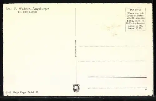 AK Full am Rhein, Restaurant Feldblume, Inh. P. Widmer-Augsburger