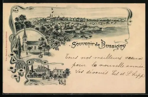 Lithographie Bussigny, Panorama