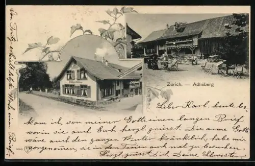 AK Zürich, Gaststätte Adlisberg