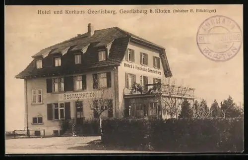 AK Kloten, Hotel und Kurhaus Geerlisburg