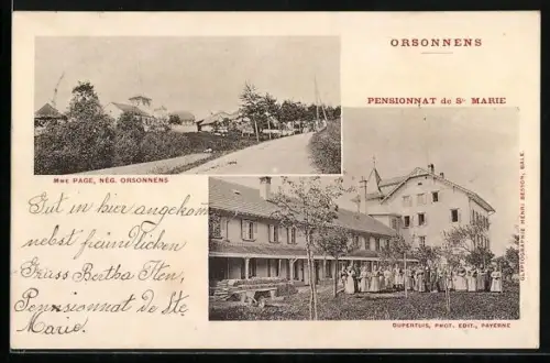 AK Orsonnens, Pensionnat de St. Marie