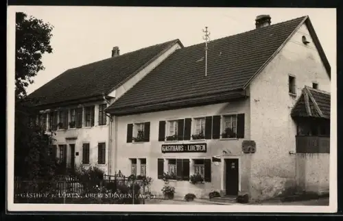 AK Oberendingen /Aarg., Gasthof z. Löwen