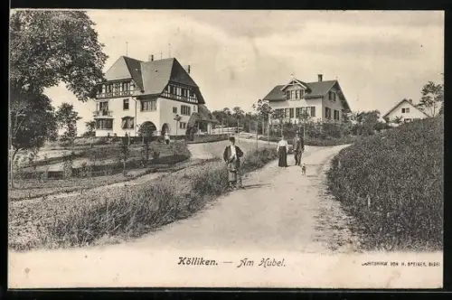 AK Kölliken, Am Hubel mit Villen
