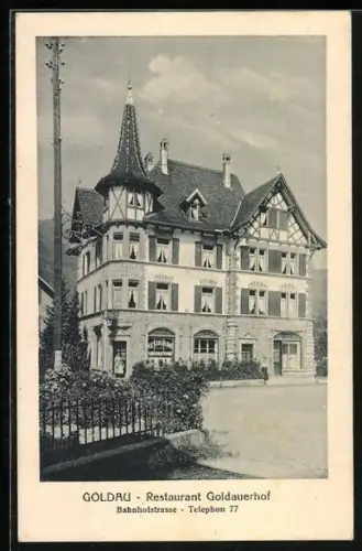 AK Goldau, Restaurant Goldauerhof, Bahnhofstrasse