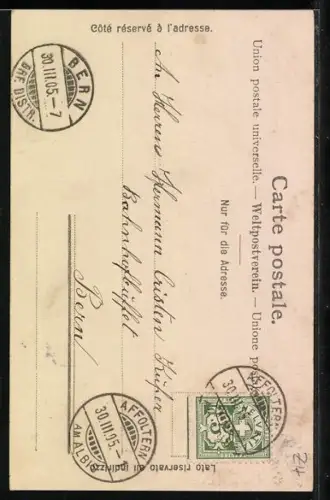 AK Affoltern a. Albis, Kneippkuranstalten, Damen-Luftbad, Lilienberg, Arche