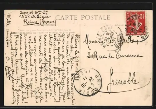 AK Reims, Place Drouet d`Erlon