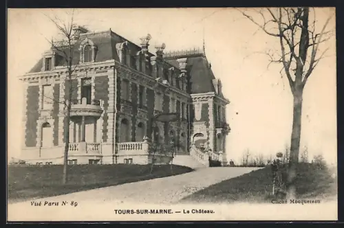 AK Tours-sur-Marne, Le Château
