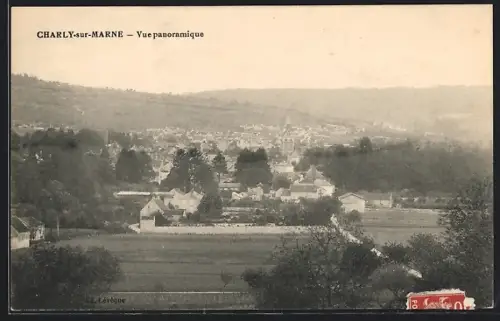 AK Charly-sur-Marne, Vue panoramique