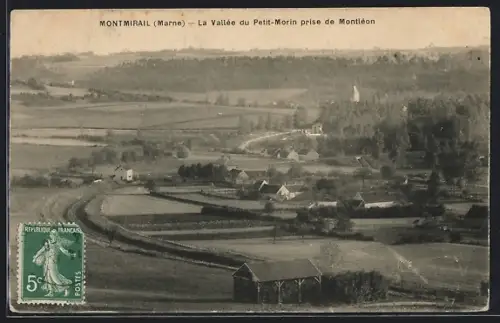 AK Montmirail /Marne, La Vallée du Petit-Morin pirse de Montléon