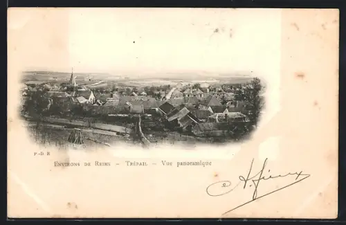 AK Trépail, Vue panoramique