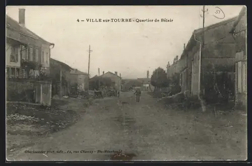 AK Ville-sur-Tourbe, Quartier de Bélair