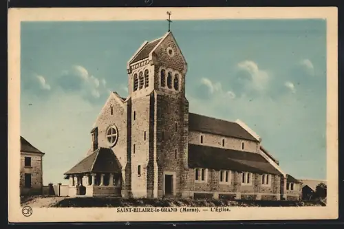 AK Saint-Hilaire-le-Grand /Marne, L`Eglise