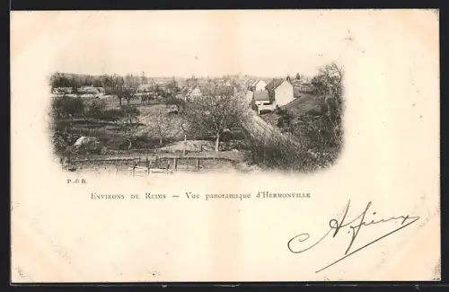 AK Hermonville, Vue panoramique